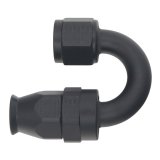 DeatschWerks 8AN Female Swivel 180-Degree Hose End PTFE (Incl Olive Insert) - Anodized Matte Black thumbnail 2