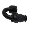 DeatschWerks 8AN Female Swivel 180-Degree Hose End PTFE (Incl Olive Insert) - Anodized Matte Black thumbnail 7