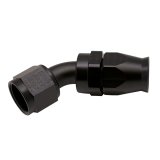 DeatschWerks 10AN Female Swivel 45-Degree Hose End PTFE (Incl Olive Insert) - Anodized Matte Black thumbnail 3