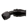 DeatschWerks 10AN Female Swivel 45-Degree Hose End PTFE (Incl Olive Insert) - Anodized Matte Black thumbnail 7