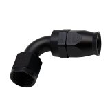 DeatschWerks 10AN Female Swivel 90-Degree Hose End PTFE (Incl Olive Insert) - Anodized Matte Black thumbnail 1