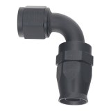 DeatschWerks 10AN Female Swivel 90-Degree Hose End PTFE (Incl Olive Insert) - Anodized Matte Black thumbnail 2
