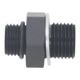 DeatschWerks 6AN ORB Male to M16 X 1.5 Metric Male (Incl O-Ring and Washer) - Anodized Matte Black thumbnail 2