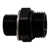 DeatschWerks 8AN ORB Male to M16 X 1.5 Metric Male (Incl O-Ring and Washer) - Anodized Matte Black thumbnail 1