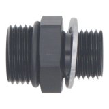 DeatschWerks 8AN ORB Male to M16 X 1.5 Metric Male (Incl O-Ring and Washer) - Anodized Matte Black thumbnail 2