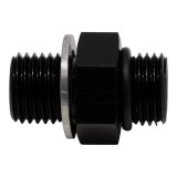 DeatschWerks 8AN ORB Male to M18 X 1.5 Metric Male (Incl O-Ring and Washer) - Anodized Matte Black thumbnail 1