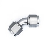 DeatschWerks 10AN Flare Female Swivel 45-Degree to 10AN Flare Female Swivel - Anodized Matte Black thumbnail 6