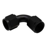 DeatschWerks 10AN Flare Female Swivel 90-Degree to 10AN Flare Female Swivel - Anodized Matte Black thumbnail 1