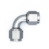 DeatschWerks 10AN Flare Female Swivel 90-Degree to 10AN Flare Female Swivel - Anodized Matte Black thumbnail 6
