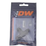 DeatschWerks 6AN Male Flare to 6AN Male Flare to 6AN Male Flare Tee Fitting - Anodized Matte Black thumbnail 4