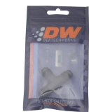 DeatschWerks 6AN Male Flare to 6AN Male Flare to 6AN Male Flare Tee Fitting - Anodized Matte Black thumbnail 5