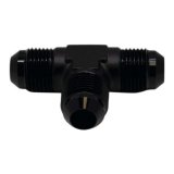 DeatschWerks 8AN Male Flare to 8AN Male Flare to 8AN Male Flare Tee Fitting - Anodized Matte Black thumbnail 2