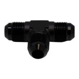 DeatschWerks 8AN Male Flare to 8AN Male Flare to 8AN Male Flare Tee Fitting - Anodized Matte Black thumbnail 3