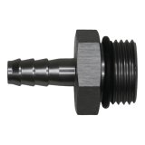 DeatschWerks 10AN ORB Male to 5/16in Male Triple Barb Fitting (Incl O-Ring) - Anodized DW Titanium thumbnail 1