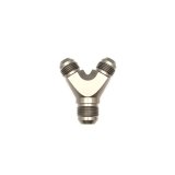 DeatschWerks 8AN Male Flare to 8AN Male Flare to 10AN Male Flare Y Fitting - Anodized Matte Black thumbnail 6