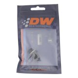 DeatschWerks 6AN Male Flare to M12 X 1.5 Male Metric Adapter (Incl Washer) - Anodized Matte Black thumbnail 4