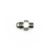 DeatschWerks 6AN Male Flare to M12 X 1.5 Male Metric Adapter (Incl Washer) - Anodized Matte Black thumbnail 6