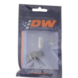DeatschWerks 6AN Male Flare to M14 X 1.5 Male Metric Adapter (Incl Washer) - Anodized Matte Black thumbnail 4
