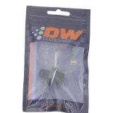DeatschWerks 6AN Male Flare to M18 X 1.5 Male Metric Adapter (Incl Washer) - Anodized Matte Black thumbnail 5
