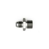 DeatschWerks 6AN Male Flare to M18 X 1.5 Male Metric Adapter (Incl Washer) - Anodized Matte Black thumbnail 6
