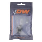 DeatschWerks 8AN Male Flare to M12 X 1.5 Male Metric Adapter (Incl Washer) - Anodized Matte Black thumbnail 5