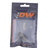 DeatschWerks 8AN Male Flare to M14 X 1.5 Male Metric Adapter (Incl Washer) - Anodized Matte Black thumbnail 4