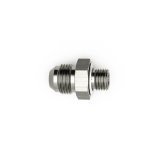 DeatschWerks 8AN Male Flare to M14 X 1.5 Male Metric Adapter (Incl Washer) - Anodized Matte Black thumbnail 6