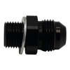 DeatschWerks 8AN Male Flare to M16 X 1.5 Male Metric Adapter (Incl Washer) - Anodized Matte Black thumbnail 4