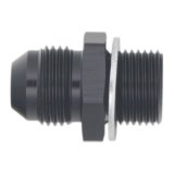 DeatschWerks 8AN Male Flare to M18 X 1.5 Male Metric Adapter (Incl Washer) - Anodized Matte Black thumbnail 2