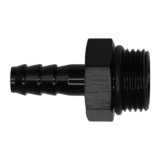 DeatschWerks 8AN ORB Male to 5/16in Male Triple Barb Fitting (Incl O-Ring) - Anodized Matte Black thumbnail 1