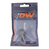 DeatschWerks 8AN ORB Male to 5/16in Male Triple Barb Fitting (Incl O-Ring) - Anodized Matte Black thumbnail 5
