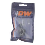 DeatschWerks 10AN ORB Male to 3/8in Male Triple Barb Fitting (Incl O-Ring) - Anodized Matte Black thumbnail 5