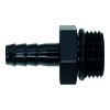 DeatschWerks 10AN ORB Male to 3/8in Male Triple Barb Fitting (Incl O-Ring) - Anodized Matte Black thumbnail 6