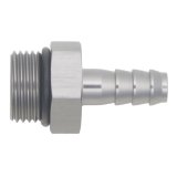 DeatschWerks 8AN ORB Male to 5/16in Male Triple Barb Fitting (Incl O-Ring) - Anodized DW Titanium thumbnail 2