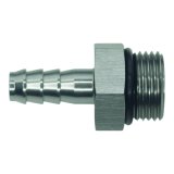 DeatschWerks 8AN ORB Male to 5/16in Male Triple Barb Fitting (Incl O-Ring) - Anodized DW Titanium thumbnail 3