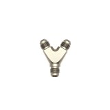 DeatschWerks 6AN Male Flare to 6AN Male Flare to 6AN Male Flare Y Fitting - Anodized Matte Black thumbnail 6