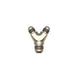 DeatschWerks 6AN Male Flare to 6AN Male Flare to 8AN Male Flare Y Fitting - Anodized Matte Black thumbnail 6