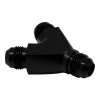 DeatschWerks 8AN Male Flare to 8AN Male Flare to 8AN Male Flare Y Fitting - Anodized Matte Black thumbnail 7