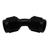 DeatschWerks 6AN Flare Female Swivel 45-Degree to 6AN Flare Female Swivel - Anodized Matte Black thumbnail 1
