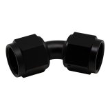 DeatschWerks 8AN Flare Female Swivel 45-Degree to 8AN Flare Female Swivel - Anodized Matte Black thumbnail 3