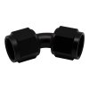 DeatschWerks 8AN Flare Female Swivel 45-Degree to 8AN Flare Female Swivel - Anodized Matte Black thumbnail 7