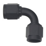 DeatschWerks 6AN Flare Female Swivel 90-Degree to 6AN Flare Female Swivel - Anodized Matte Black thumbnail 2
