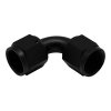 DeatschWerks 8AN Flare Female Swivel 90-Degree to 8AN Flare Female Swivel - Anodized Matte Black thumbnail 7