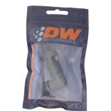 DeatschWerks 6AN Female Flare Swivel to 6AN Male Flare 90-Degree Bulkhead - Anodized Matte Black thumbnail 4