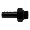 DeatschWerks 6AN ORB Male to 3/8in Male Triple Barb Fitting (Incl O-Ring) - Anodized Matte Black thumbnail 7