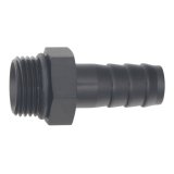 DeatschWerks 8AN ORB Male to 1/2in Male Triple Barb Fitting (Incl O-Ring) - Anodized Matte Black thumbnail 2