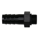 DeatschWerks 6AN ORB Male to 1/2in Male Triple Barb Fitting (Incl O-Ring) - Anodized Matte Black thumbnail 1