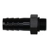 DeatschWerks 6AN ORB Male to 1/2in Male Triple Barb Fitting (Incl O-Ring) - Anodized Matte Black thumbnail 6
