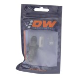 DeatschWerks 6AN Male Flare to 6AN Male Flare Bulkhead Adapter (Incl Nut) - Anodized Matte Black thumbnail 5