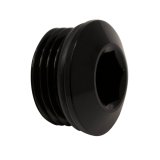 DeatschWerks 8AN ORB Male Plug Low Profile Internal Allen/Hex (Incl O-Ring) Anodized Matte Black thumbnail 3